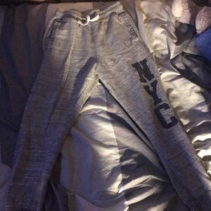 Grey sweats